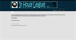 Desktop Screenshot of inhouseleagues.com
