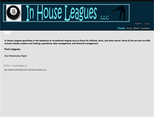 Tablet Screenshot of inhouseleagues.com